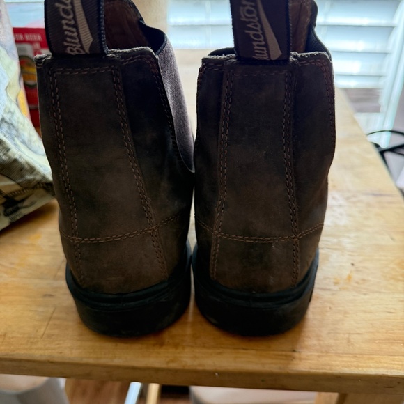Men’s Rustic Brown Dress Chelsea Boots, #1306,  size 9, $120 OBO - Picture 3 of 4